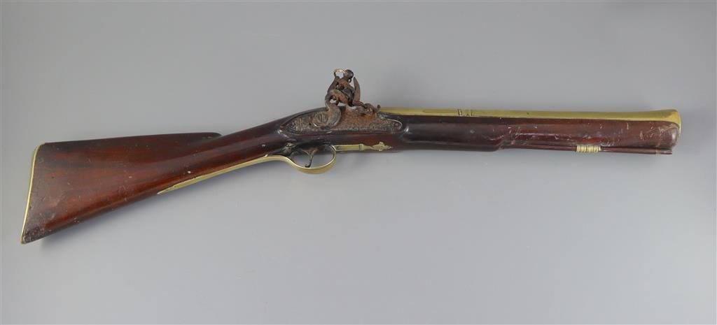 An English blunderbuss by John Hosey, London, c.1700,